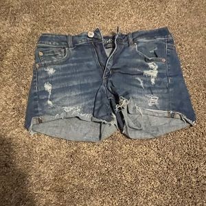 American eagle high rise shortie shorts